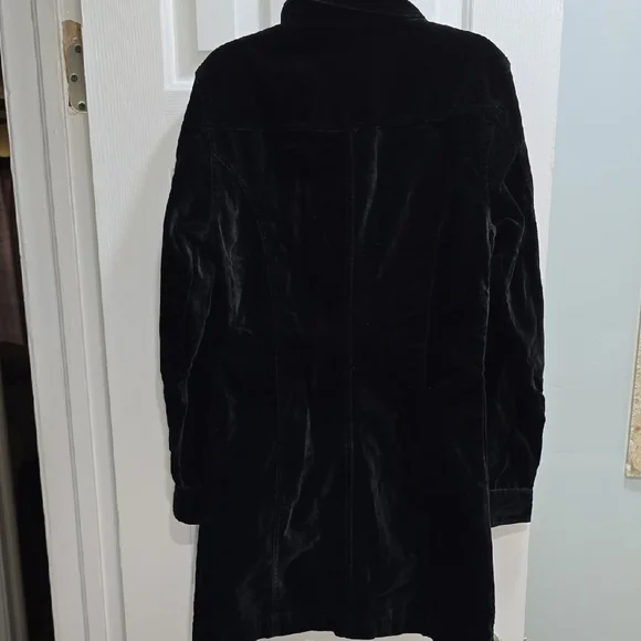 GAP Black Velvet Dress Woman's Size 4 - Picture 7 of 11
